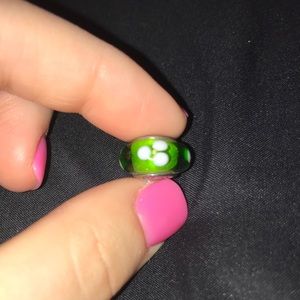 Pandora Floral Glass Charm/Bead